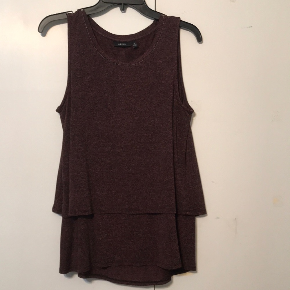 Womens tunic burgundy